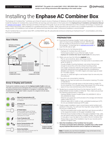 enphase AC Combiner Box Installation and Operation Manual | Manualzz