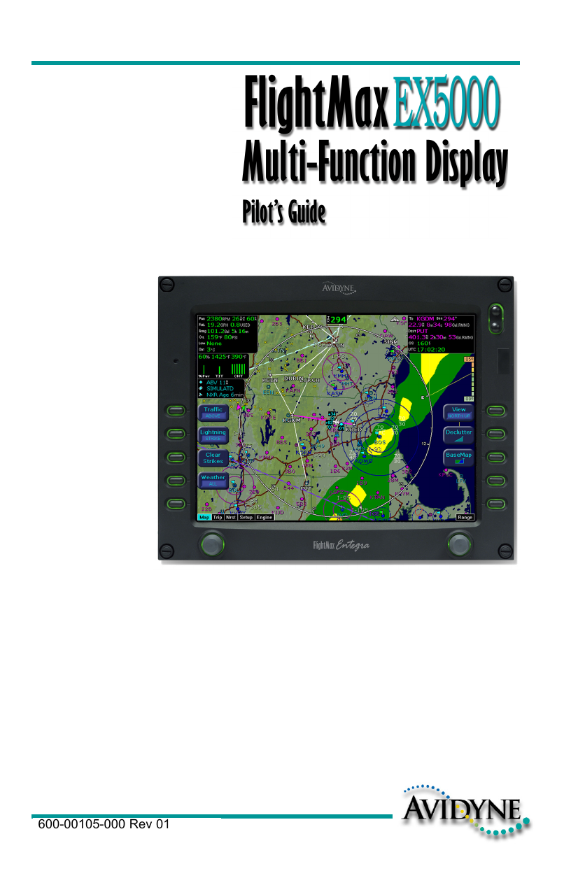 Avidyne FlightMax EX5000 Pilot's Manual | Manualzz