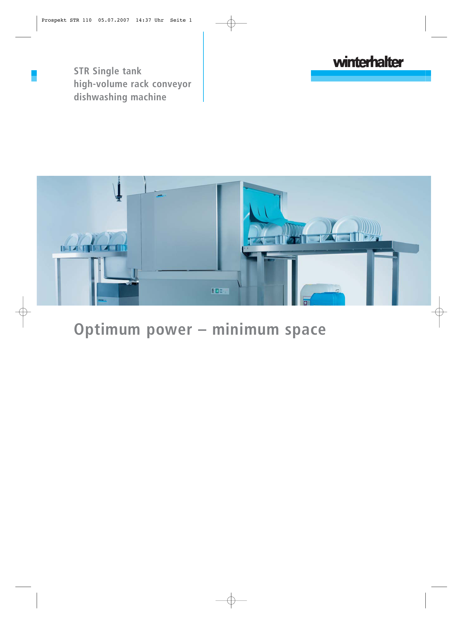 winterhalter conveyor dishwasher