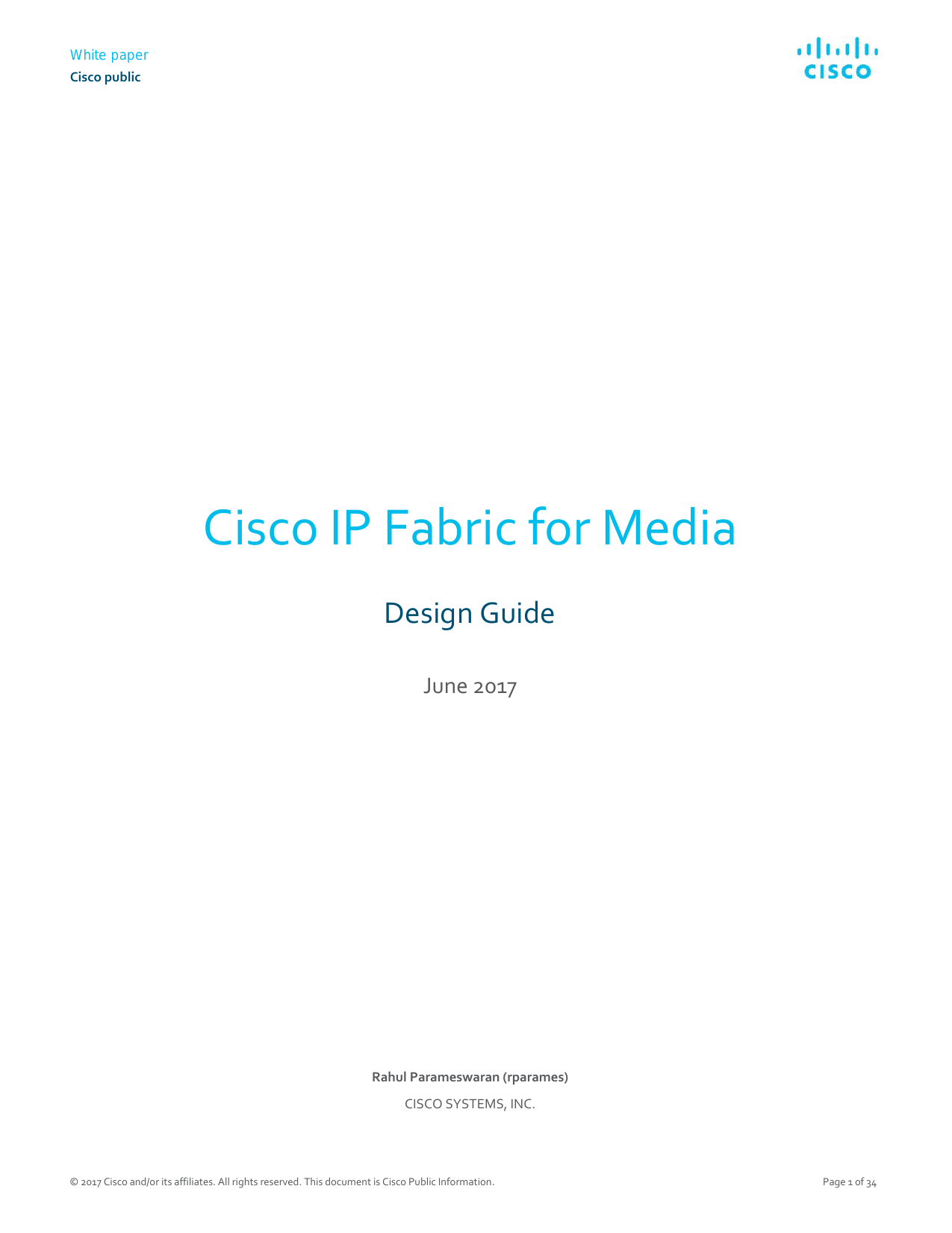 Cisco Ip Fabric For Media Design Guide Manualzz