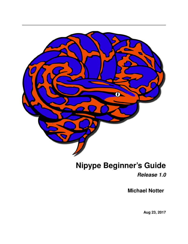 Nipype Beginner S Guide Manualzz