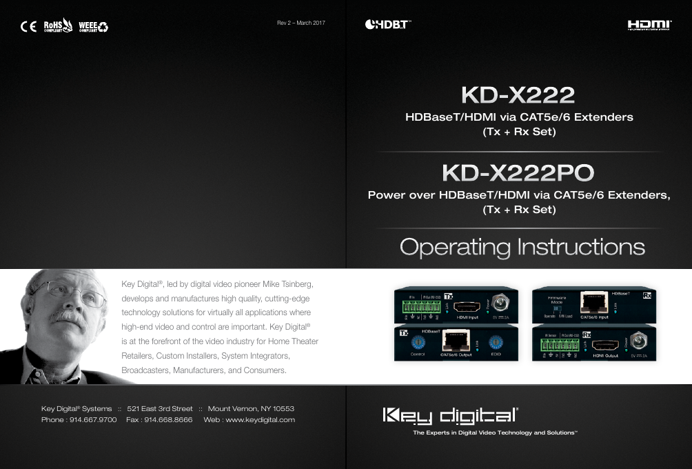 Key Digital KDX222PRO Operating Instructions Manual Manualzz