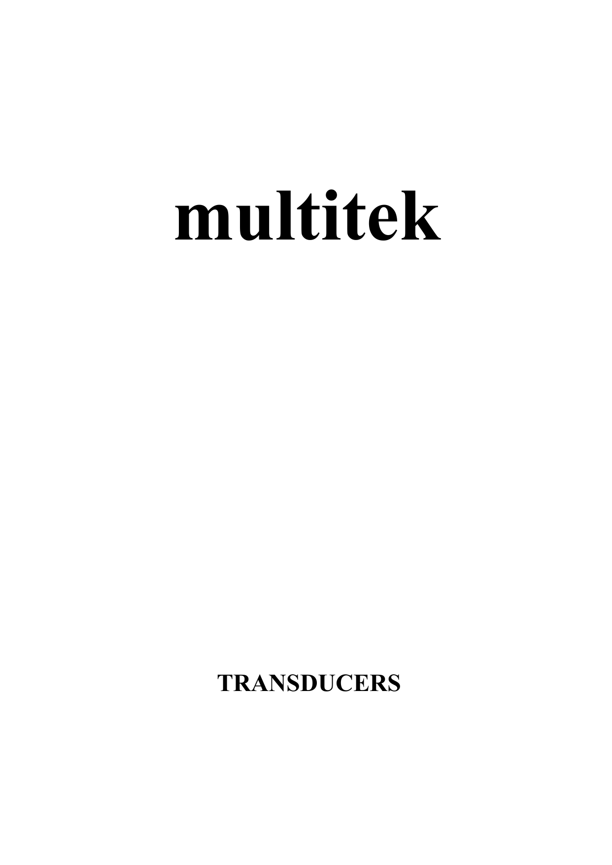 MULTITEK DC/DC TRANSDUCER M100-DV2I 230V AC