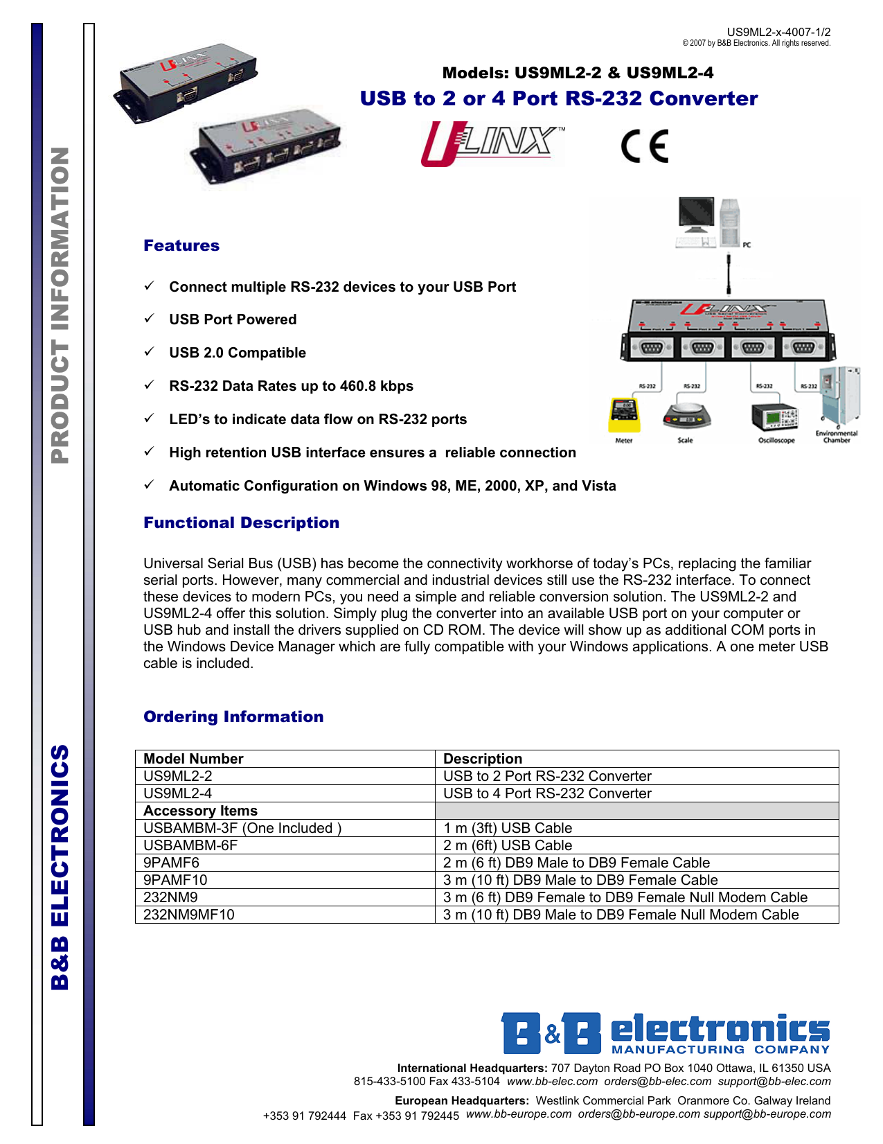 B&B USO9ML2DR-2 DRIVER PC B&B USO9ML2DR-2 DRIVER