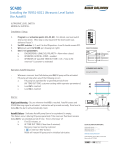 SC400 &amp; 76951-6011 Ultrasonic Level Switch Instructions