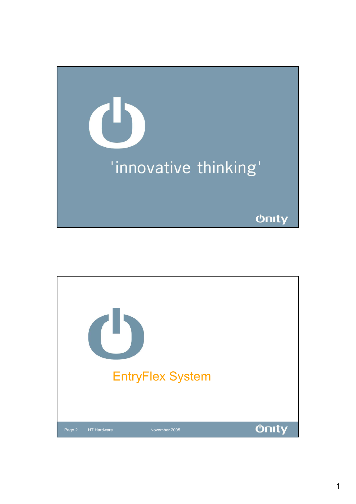 Entryflex System Manualzz