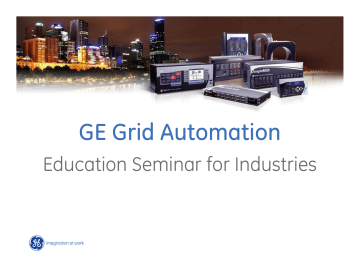 GE Grid Automation | Manualzz