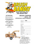 Bandit Industries 1390 Operating &amp; Parts Manual
