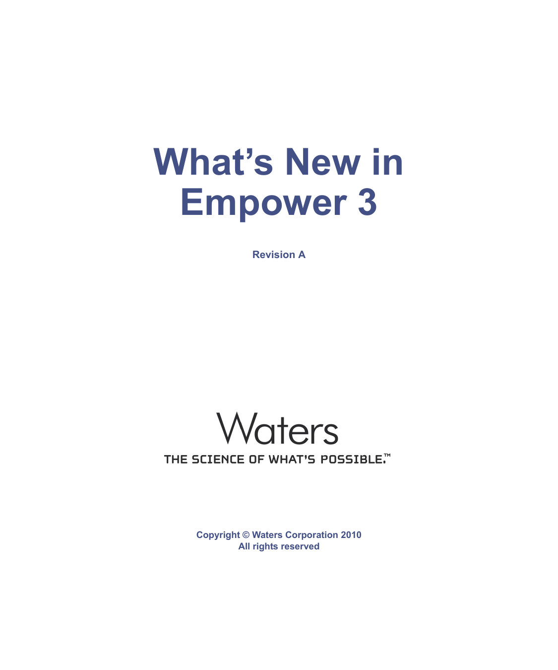 Empower software guide