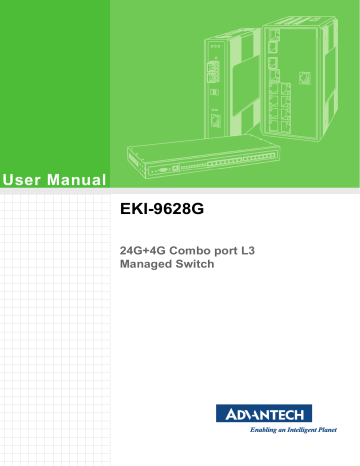 Connecting the Switch to Console Port. Advantech EKI-9628G, EKI-9628G-4CI | Manualzz