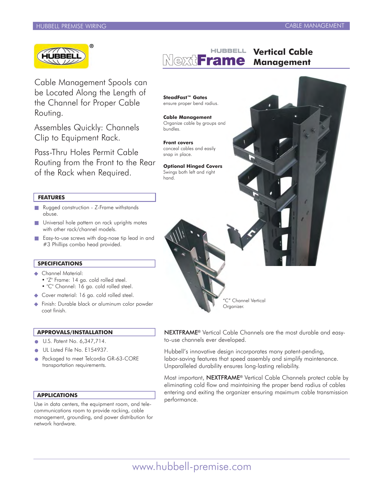 vertical rack cable management on Nextframe Vertical Cable Management Manualzz