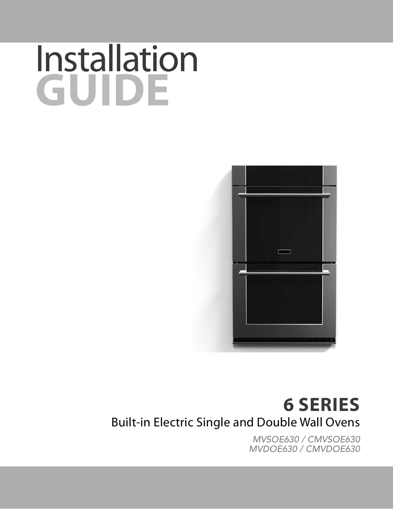 Viking Range CMVSOE630 Installation manual Manualzz