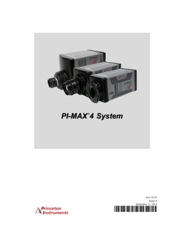 Princeton | 4411-0139 | User manual | PI-MAX4 - DLSCRIB - Free, Fast and Secure | Manualzz