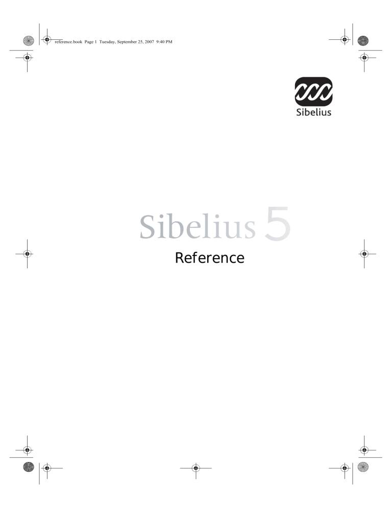 Avid Sibelius Sibelius 5 0 User Guide Manualzz