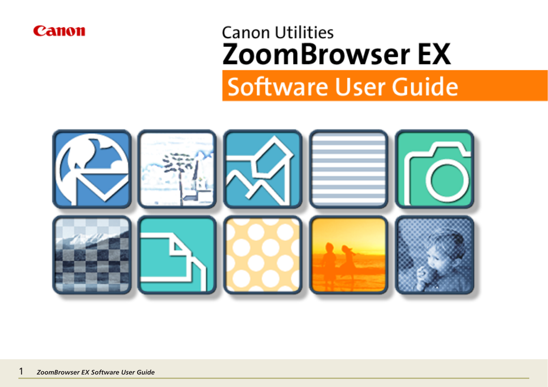 Ex soft. Canon ZOOMBROWSER. ZOOMBROWSER ex. Software user manual. ZOOMBROWSER ex Focus.