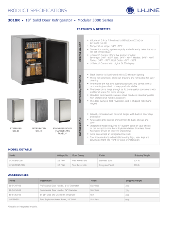 PRODUCT SPECIFICATIONS | Manualzz