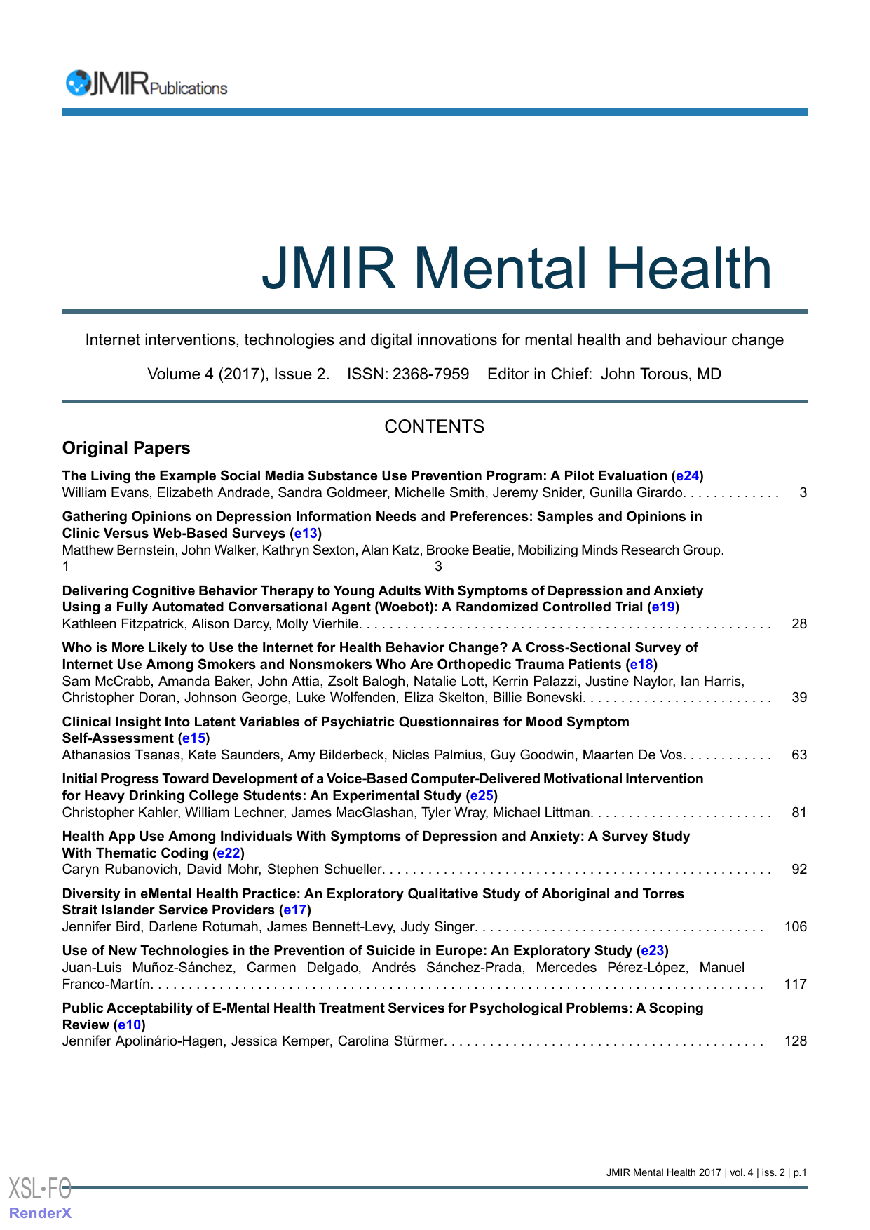 View Pdf Jmir Mental Health Manualzz Com - view pdf jmir mental health