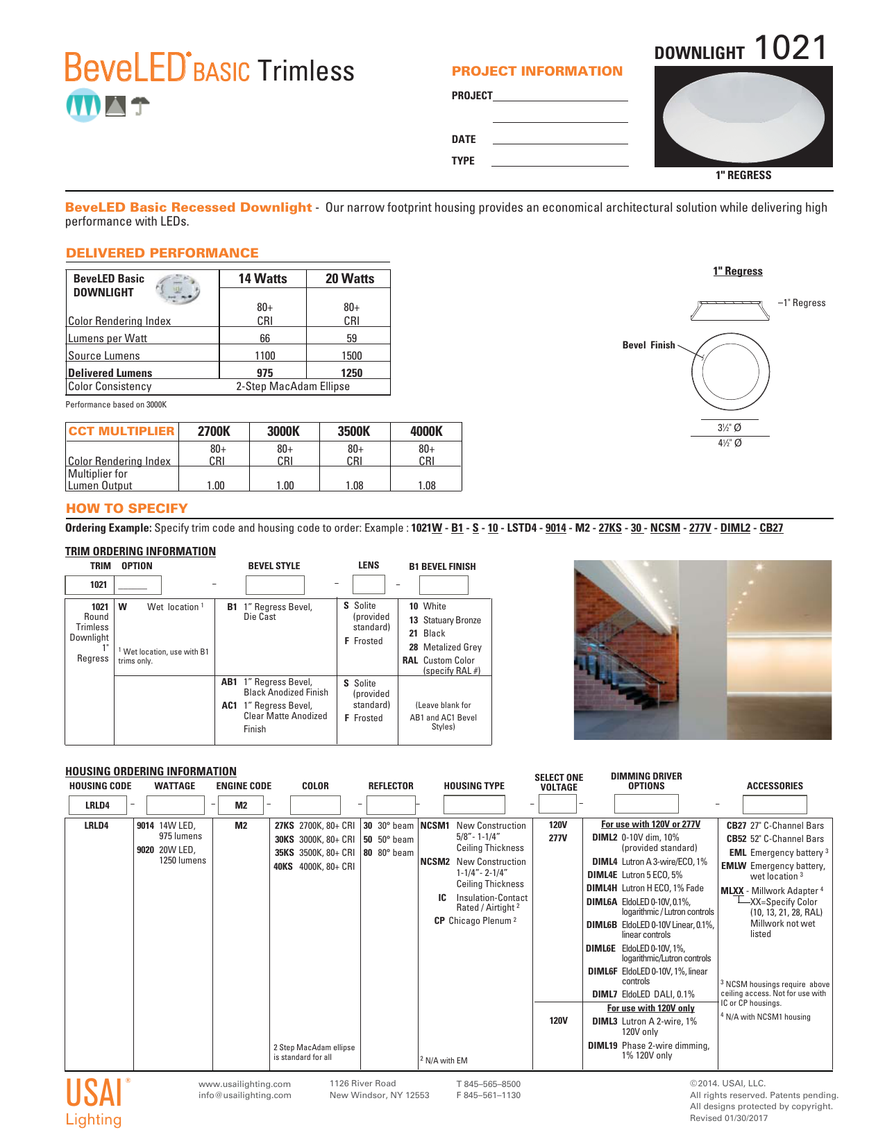 Spec Sheet Usai Lighting Manualzz Spec Sheet Usai Lighting Manualzz