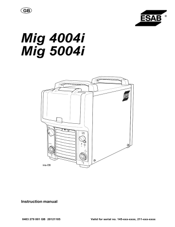 Mig 4004i Mig 5004i | Manualzz