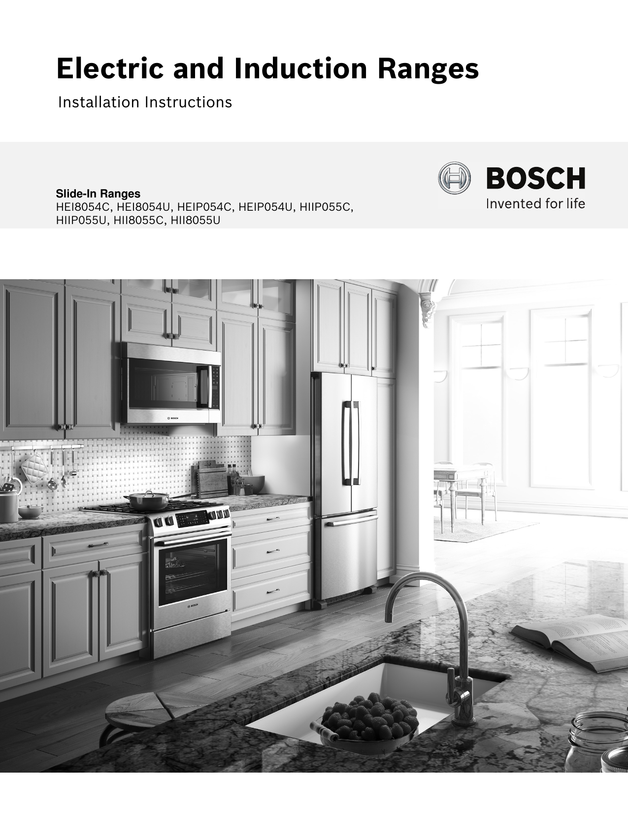 Bosch HIIP055U Benchmark 30in 4 Elements SelfCleaning Convection Oven