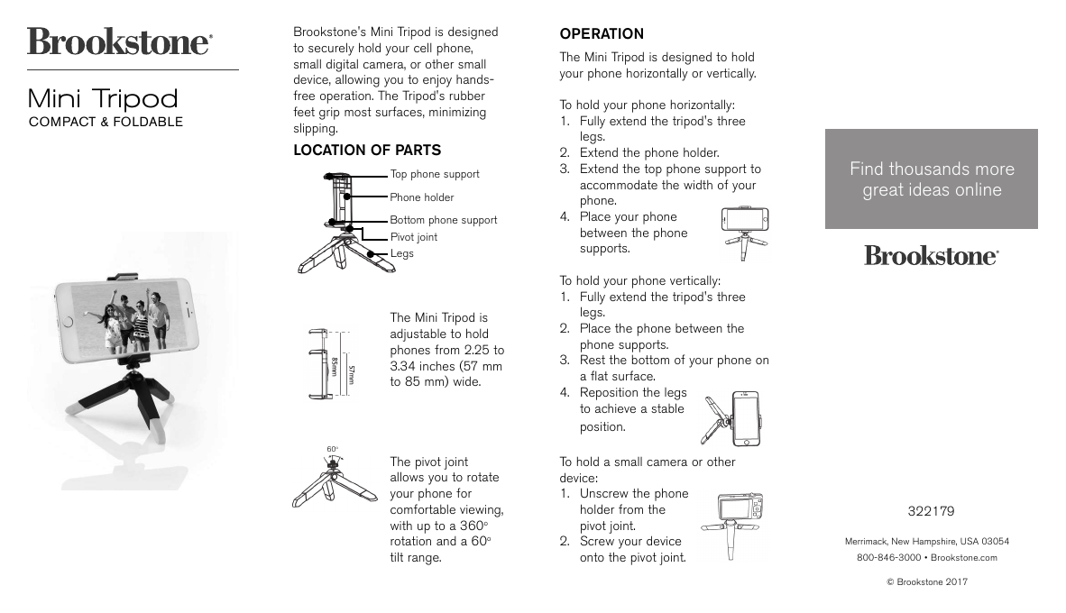 Brookstone 322179p manual Manualzz