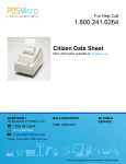 CITIZEN CBM-910 User's Manual