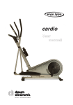 Elliptical Trainer cardio User Manual