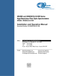 HR4000, HR4000CG-UV-NIR Installation and Operation Manual