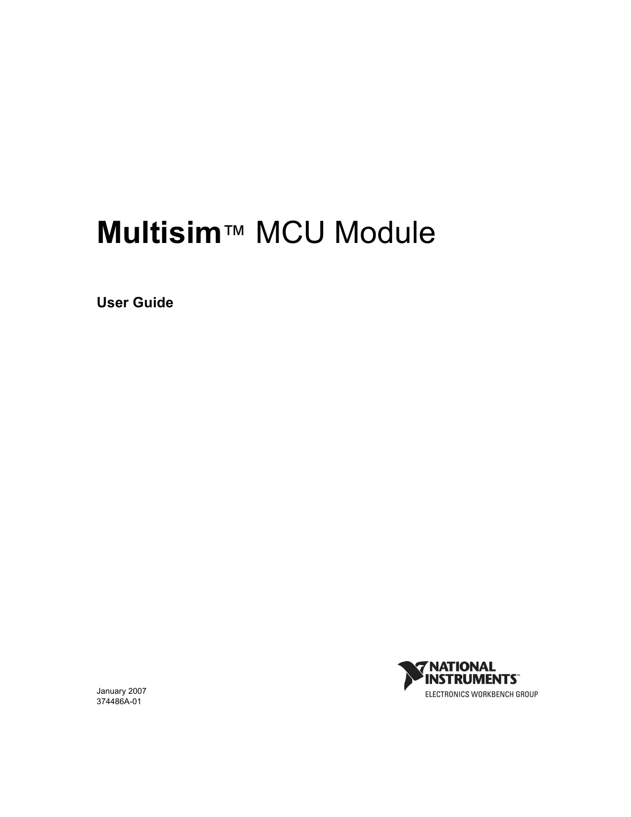 multisim 10 mcu module user guide