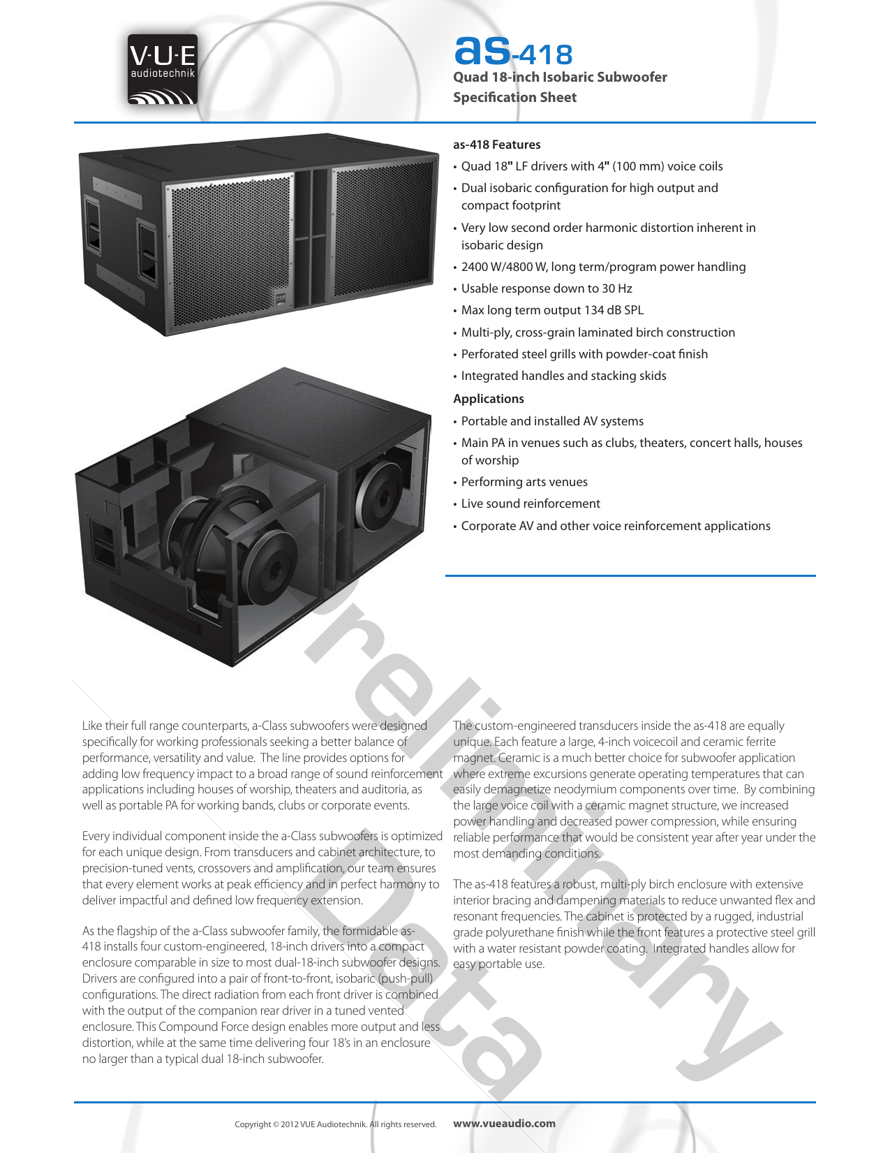 quad 18 subwoofer