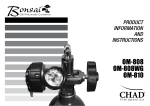 Bonsai OM-808, OM-808WG, OM-810 User Manual