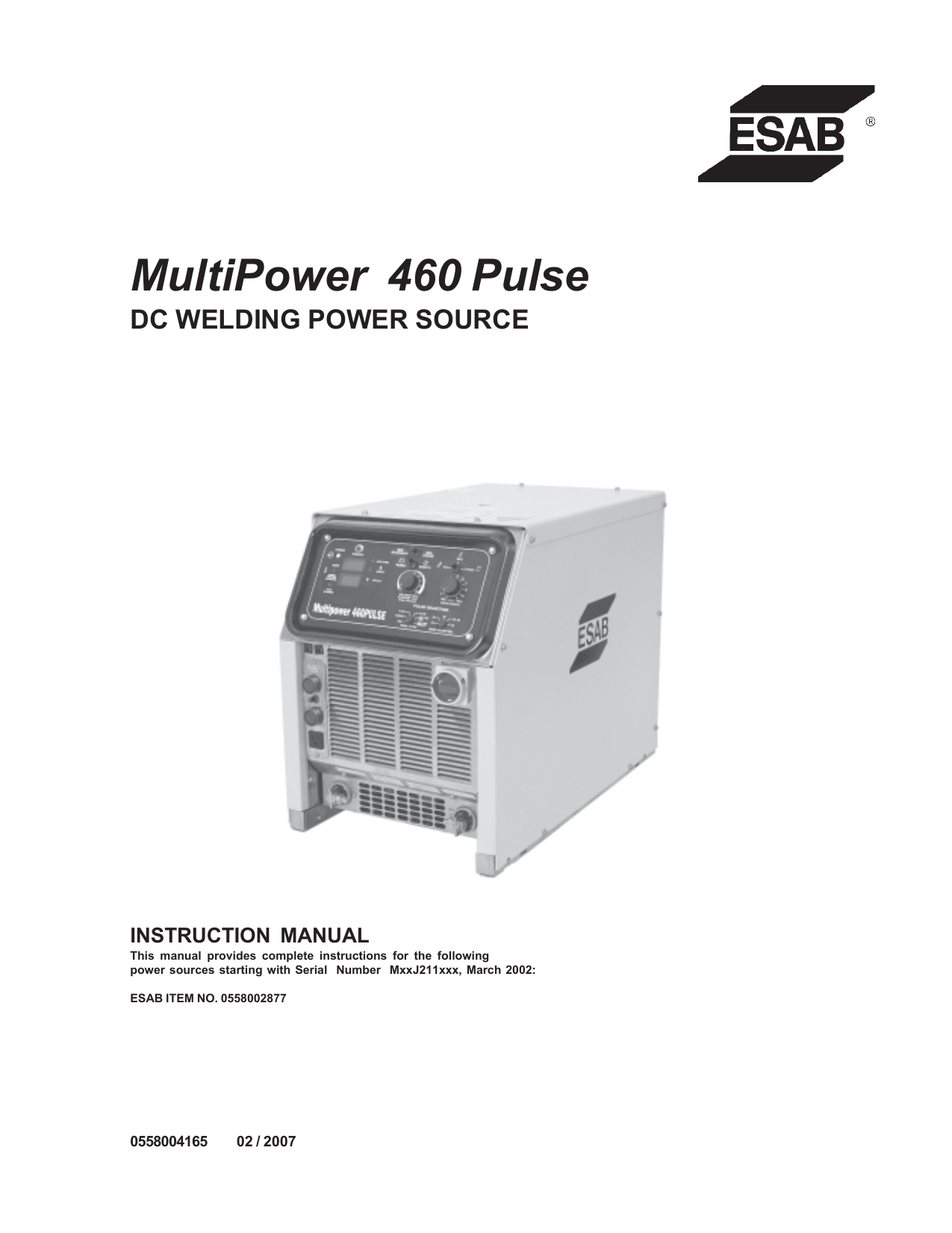 Multipower 460 Pulse Manualzz