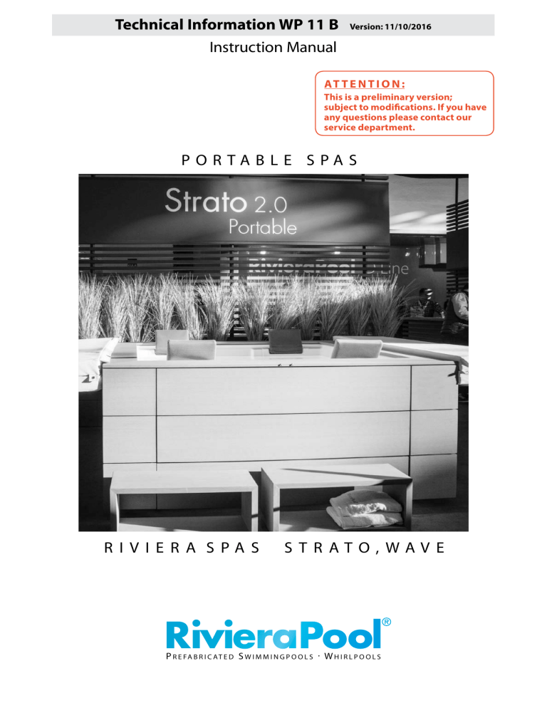 Hot Spring Portable Spas Manual