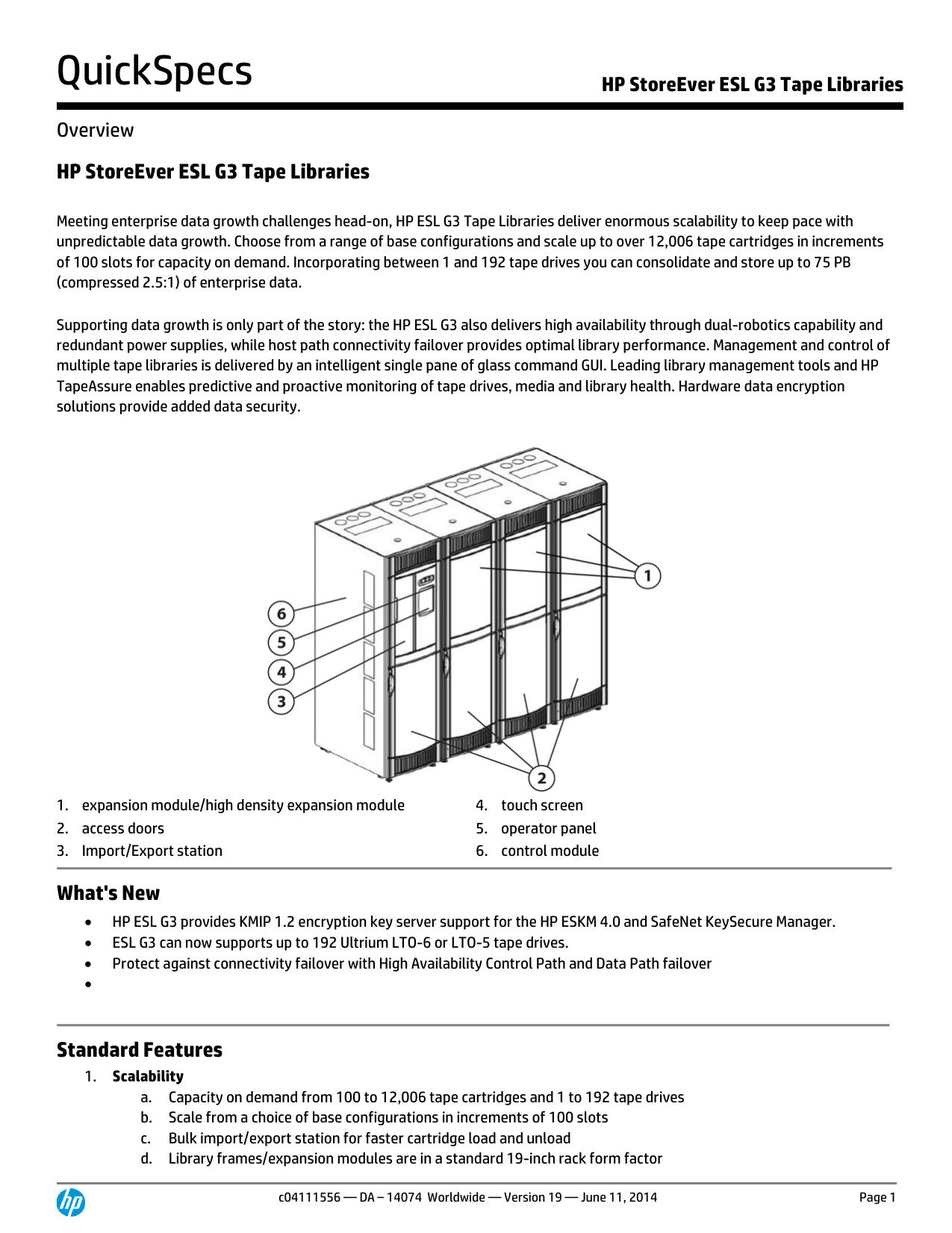 HP StoreEver ESL G3 Tape Libraries Manualzz