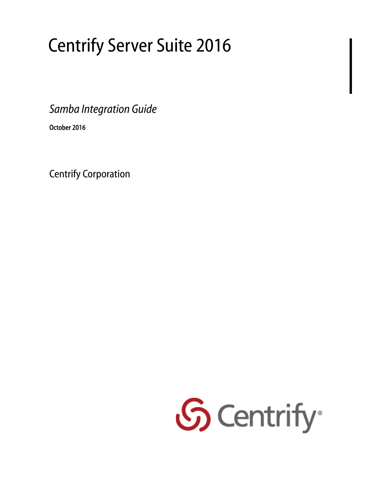 centrify samba integration guide