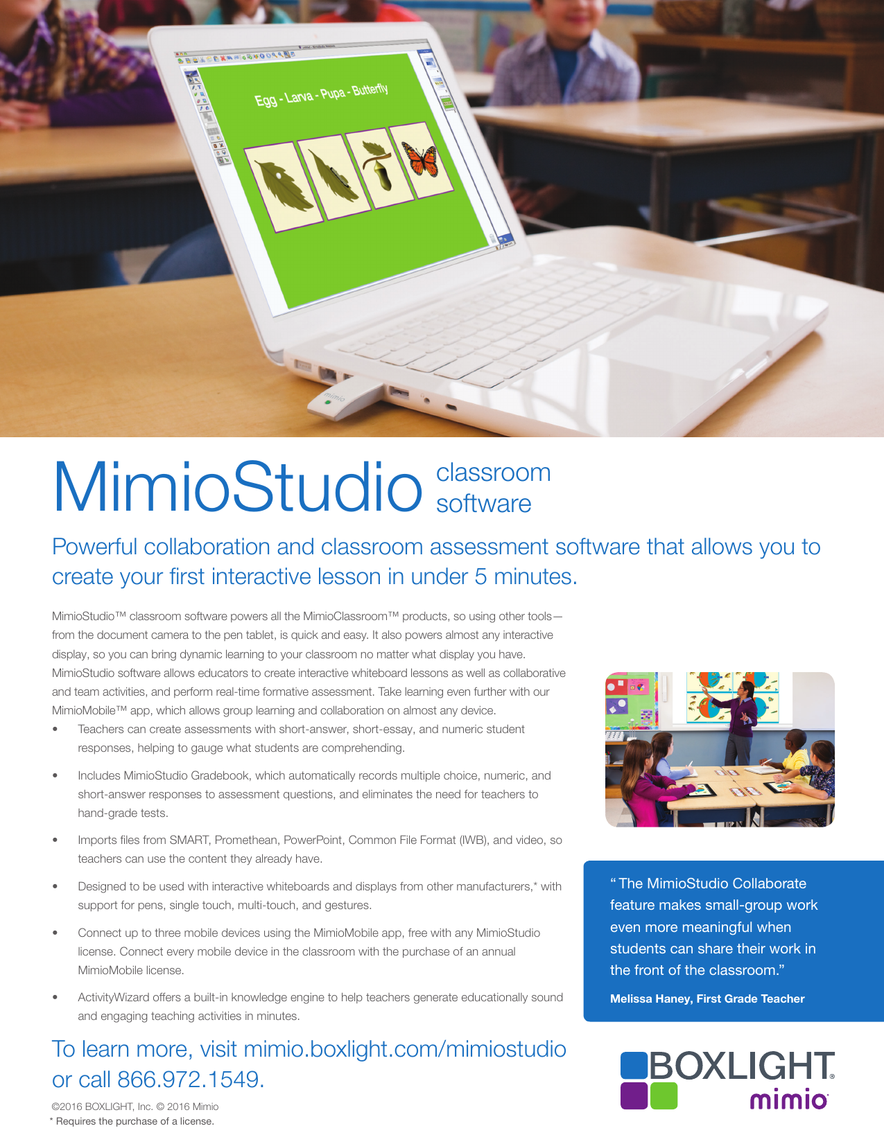 mimio studio support