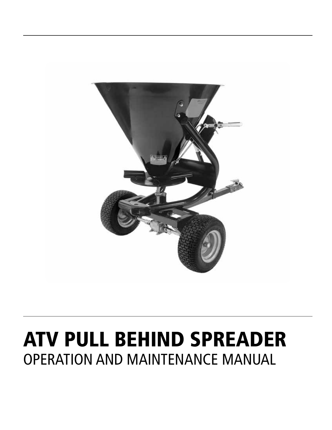 ATV Pull Behind Spreader Manual Manualzz