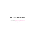 RV 3.12 User Manual - Tweak Software