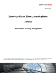 ServiceNow Security Management Jakarta Documentation