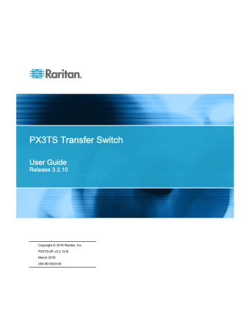 PX3TS Transfer Switch User Guide | Manualzz