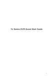 Digital Video Recorder 1U Series Quick Start Guide
