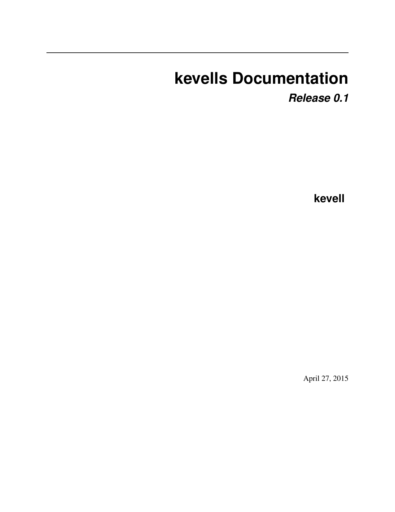 Kevells Documentation Manualzz