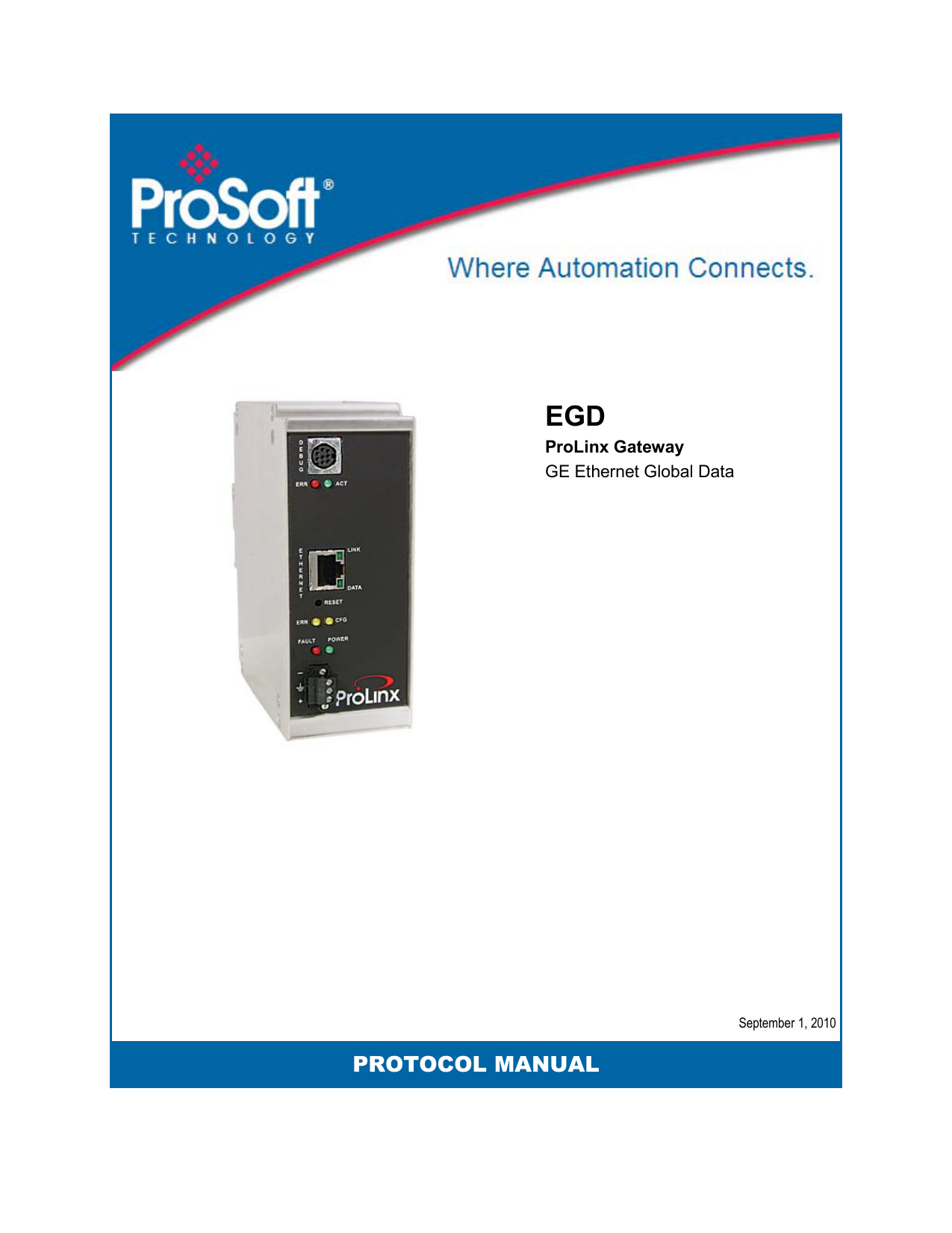 ProSoft Technology 5201-DFNT-EGD ProductsEtherNet/IP To GE Ethernet ...