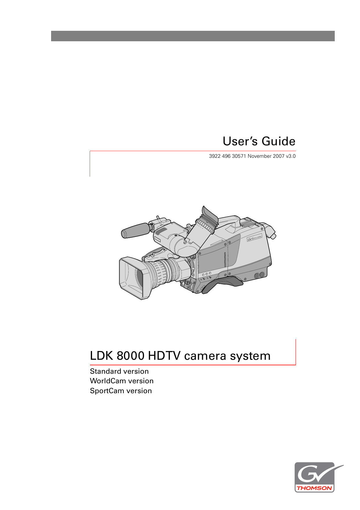 GRASS VALLEY LDK 8000 User manual Manualzz