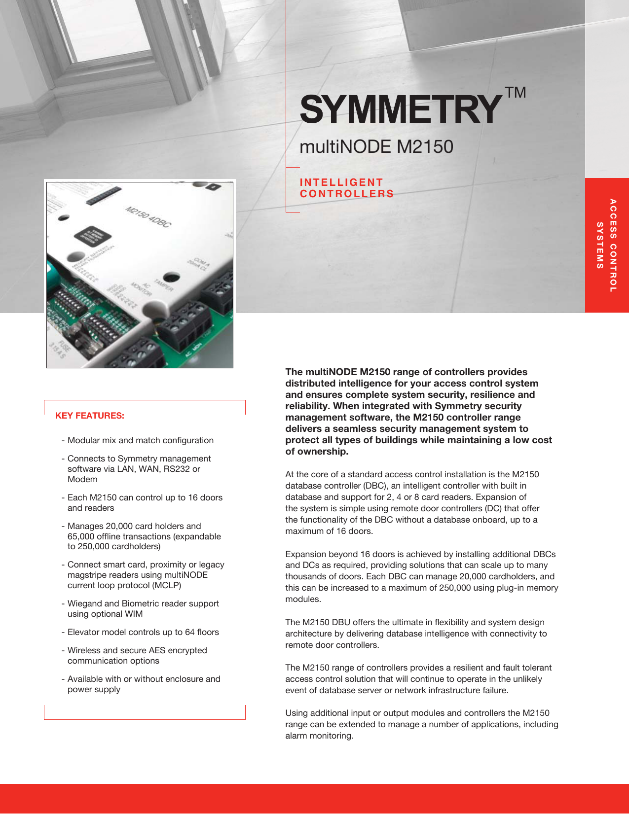 Details about   SYMMETRY M2150-AC24/4-S ALARM CONTROLLER 