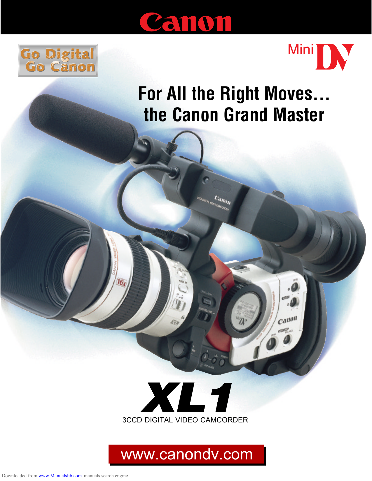 Canon XL1 - Nature Documentaries | Manualzz