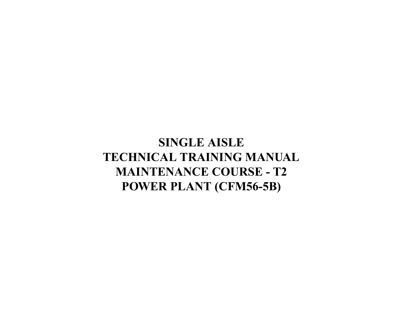 Cfm56 Technical Manual Index Cfm56 Technical Manual Index