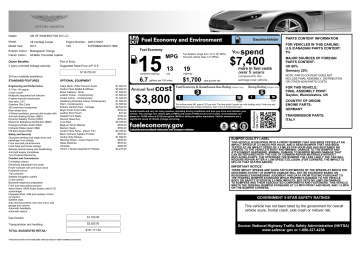 Window Sticker Aston Martin Washington Dc Manualzz Window Sticker Aston Martin Washington Dc Manualzz