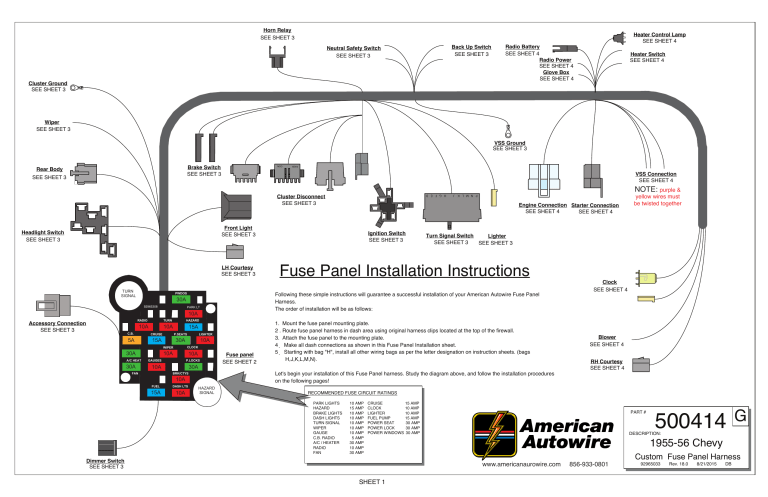 Fuse Panel Installation Instructions G | Manualzz