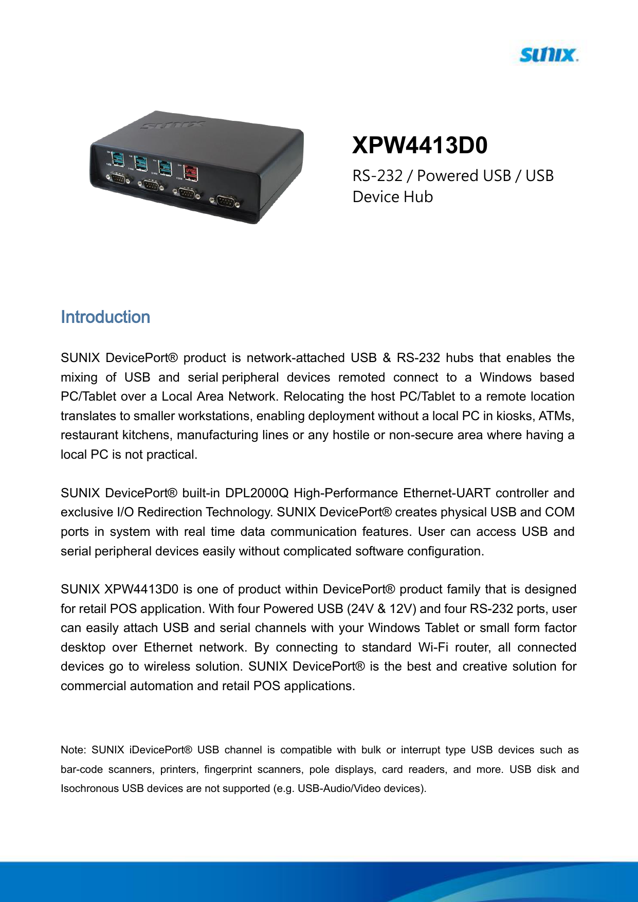 Sunix Port Devices Driver